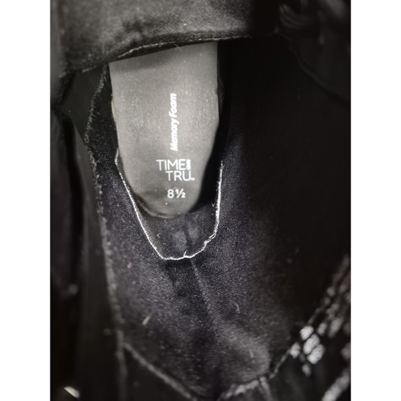 Black Combat Lug Boots Women's Size US 8.5 Military Style With Memory Foam - Picture 7 of 11